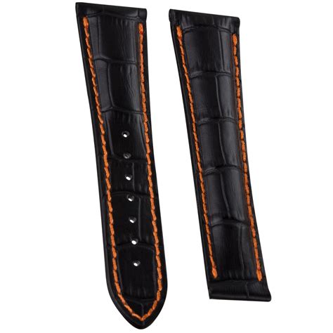 genuine omega alligator watch strap|omega black alligator strap.